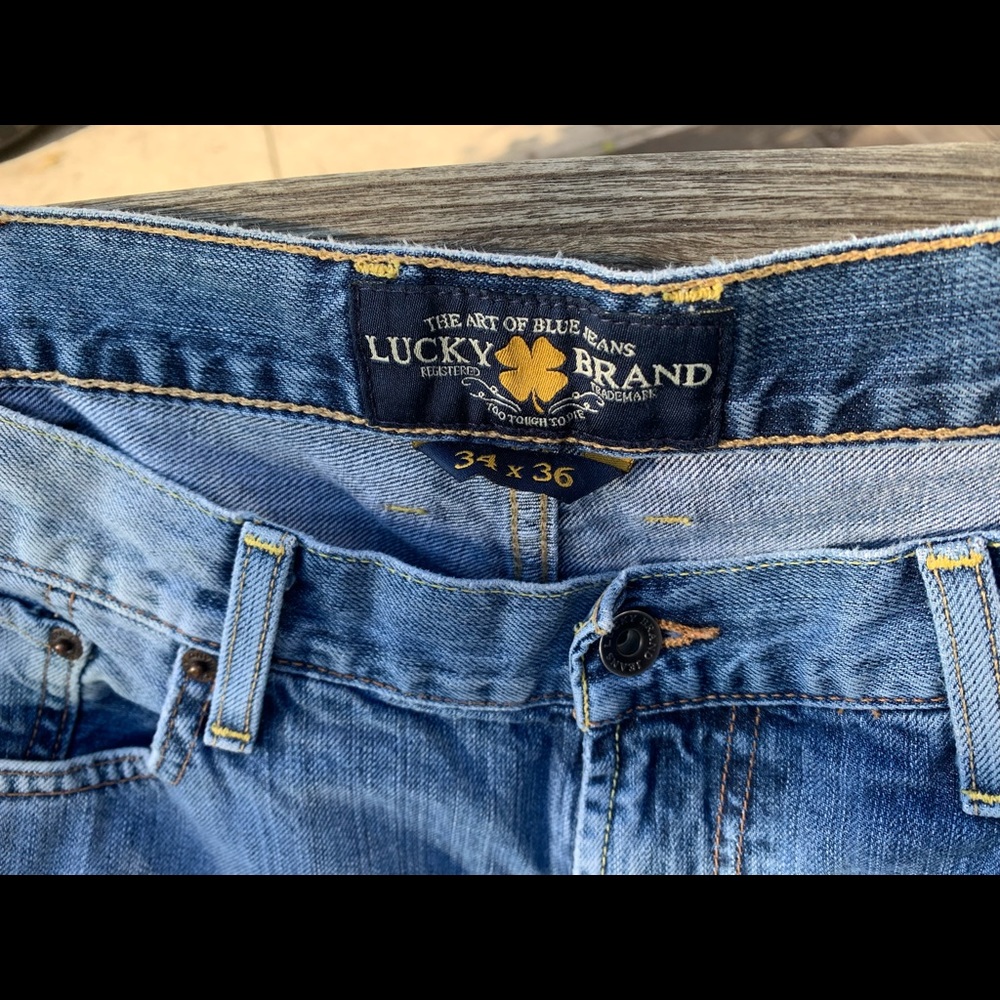 Lucky Brand Jeans 181 relaxed straight leg 34x36